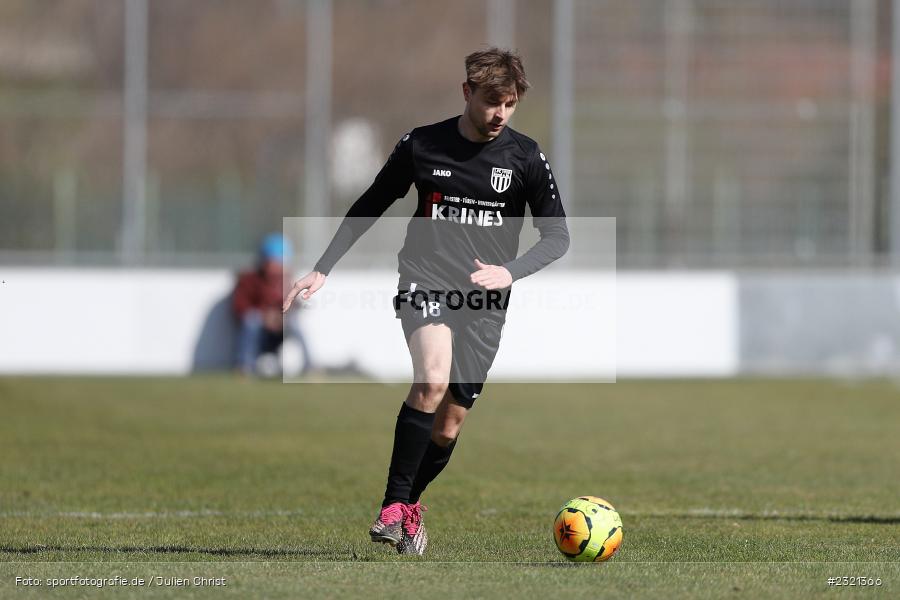 Nicolas John, Sepp-Endres-Sportanlage, Würzburg, 19.03.2022, BFV, sport, action, März 2022, Saison 2021/2022, Fussball, Bayernliga Nord, FCS, WFV, 1. FC Sand, Würzburger FV - Bild-ID: 2321366