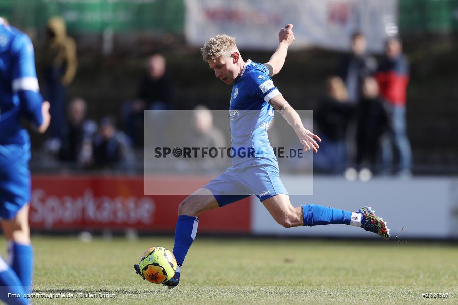 Nicolas Engelking, Sepp-Endres-Sportanlage, Würzburg, 19.03.2022, BFV, sport, action, März 2022, Saison 2021/2022, Fussball, Bayernliga Nord, FCS, WFV, 1. FC Sand, Würzburger FV - Bild-ID: 2321367