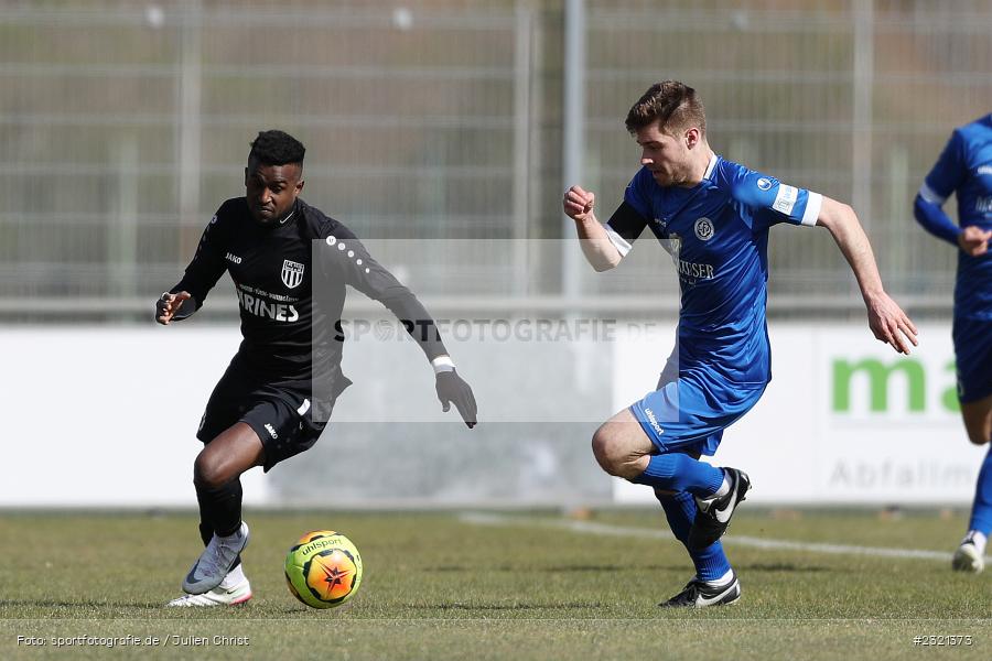 Yasir Aldijawi, Sepp-Endres-Sportanlage, Würzburg, 19.03.2022, BFV, sport, action, März 2022, Saison 2021/2022, Fussball, Bayernliga Nord, FCS, WFV, 1. FC Sand, Würzburger FV - Bild-ID: 2321373