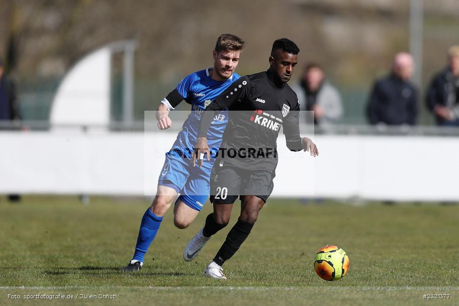 Yasir Aldijawi, Sepp-Endres-Sportanlage, Würzburg, 19.03.2022, BFV, sport, action, März 2022, Saison 2021/2022, Fussball, Bayernliga Nord, FCS, WFV, 1. FC Sand, Würzburger FV - Bild-ID: 2321377