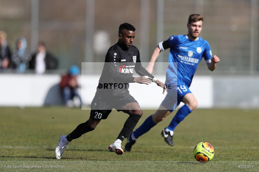 Yasir Aldijawi, Sepp-Endres-Sportanlage, Würzburg, 19.03.2022, BFV, sport, action, März 2022, Saison 2021/2022, Fussball, Bayernliga Nord, FCS, WFV, 1. FC Sand, Würzburger FV - Bild-ID: 2321379