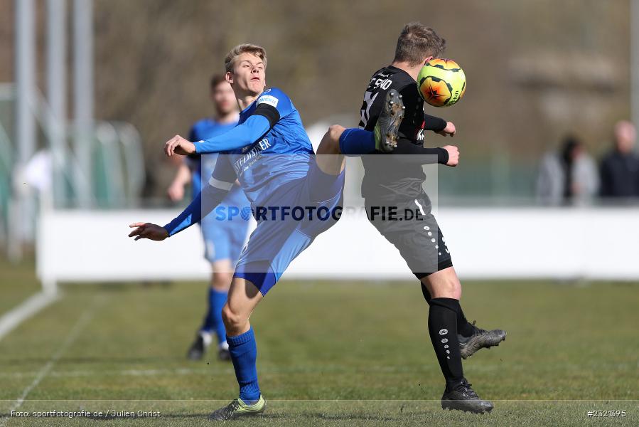 Luca Zeiß, Sepp-Endres-Sportanlage, Würzburg, 19.03.2022, BFV, sport, action, März 2022, Saison 2021/2022, Fussball, Bayernliga Nord, FCS, WFV, 1. FC Sand, Würzburger FV - Bild-ID: 2321395