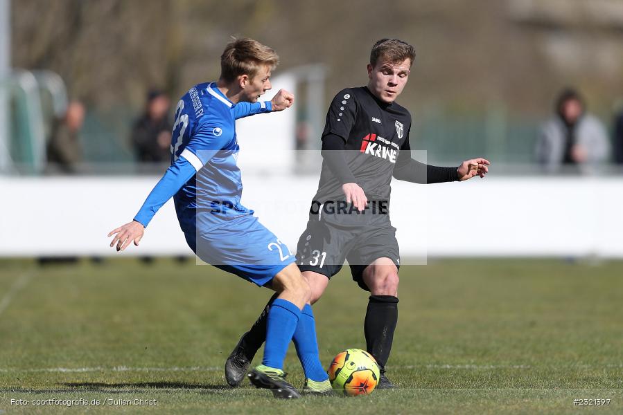 Nicolas Reinhart, Sepp-Endres-Sportanlage, Würzburg, 19.03.2022, BFV, sport, action, März 2022, Saison 2021/2022, Fussball, Bayernliga Nord, FCS, WFV, 1. FC Sand, Würzburger FV - Bild-ID: 2321397