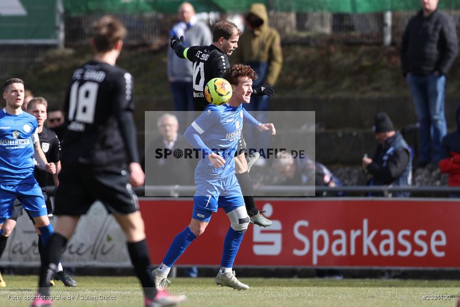 Sebastian Wagner, Sepp-Endres-Sportanlage, Würzburg, 19.03.2022, BFV, sport, action, März 2022, Saison 2021/2022, Fussball, Bayernliga Nord, FCS, WFV, 1. FC Sand, Würzburger FV - Bild-ID: 2321400