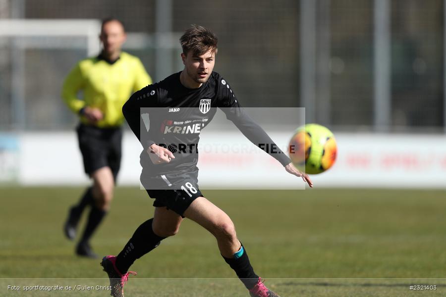 Nicolas John, Sepp-Endres-Sportanlage, Würzburg, 19.03.2022, BFV, sport, action, März 2022, Saison 2021/2022, Fussball, Bayernliga Nord, FCS, WFV, 1. FC Sand, Würzburger FV - Bild-ID: 2321403