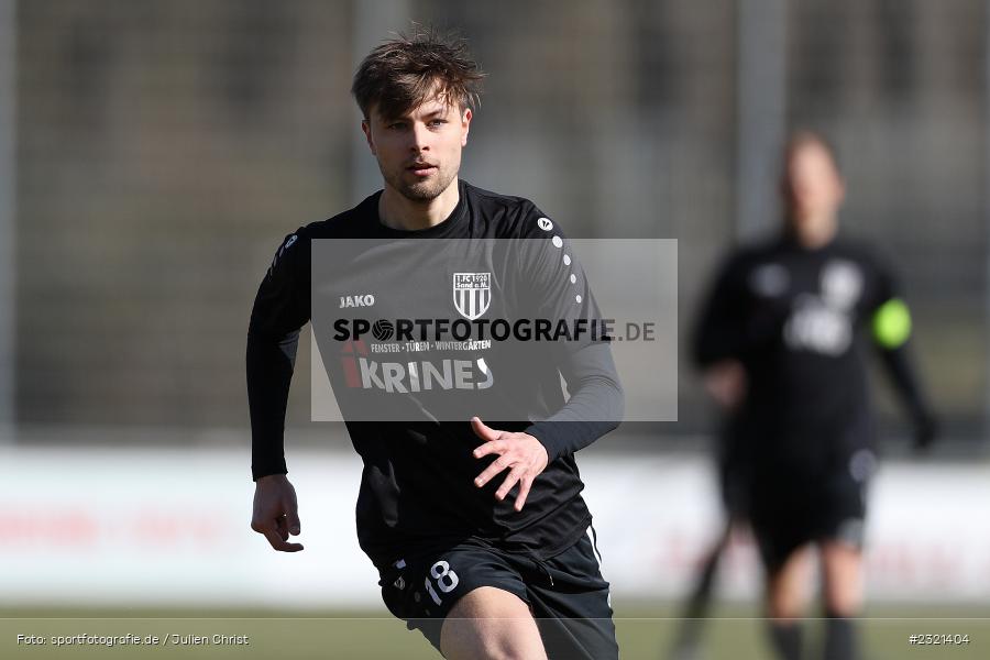 Nicolas John, Sepp-Endres-Sportanlage, Würzburg, 19.03.2022, BFV, sport, action, März 2022, Saison 2021/2022, Fussball, Bayernliga Nord, FCS, WFV, 1. FC Sand, Würzburger FV - Bild-ID: 2321404