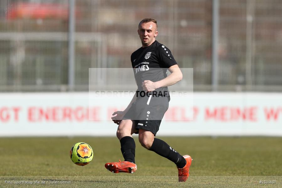 Ralph Thomann, Sepp-Endres-Sportanlage, Würzburg, 19.03.2022, BFV, sport, action, März 2022, Saison 2021/2022, Fussball, Bayernliga Nord, FCS, WFV, 1. FC Sand, Würzburger FV - Bild-ID: 2321407