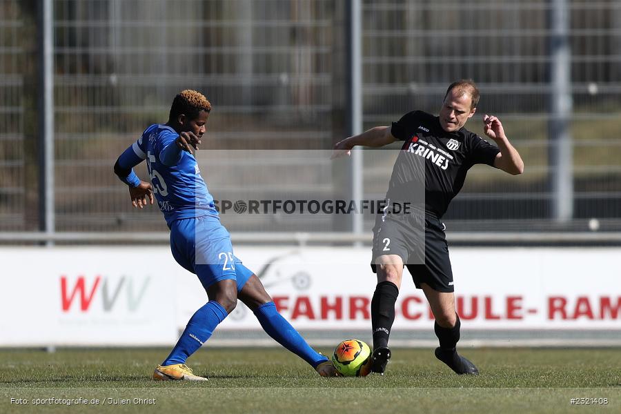 Mohamed Conte, Sepp-Endres-Sportanlage, Würzburg, 19.03.2022, BFV, sport, action, März 2022, Saison 2021/2022, Fussball, Bayernliga Nord, FCS, WFV, 1. FC Sand, Würzburger FV - Bild-ID: 2321408
