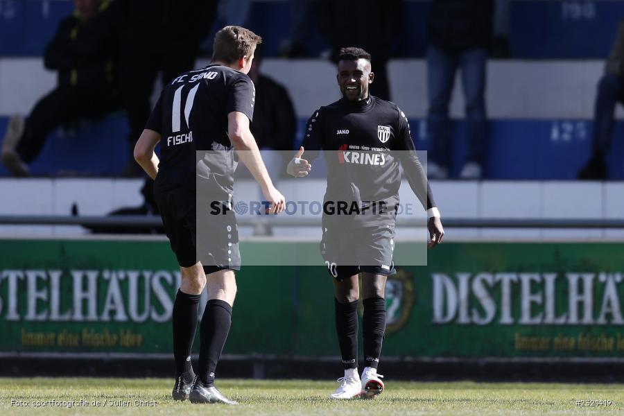 Yasir Aldijawi, Sepp-Endres-Sportanlage, Würzburg, 19.03.2022, BFV, sport, action, März 2022, Saison 2021/2022, Fussball, Bayernliga Nord, FCS, WFV, 1. FC Sand, Würzburger FV - Bild-ID: 2321419