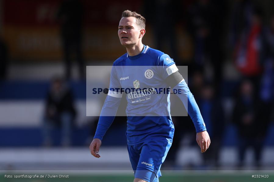 Marc Hänschke, Sepp-Endres-Sportanlage, Würzburg, 19.03.2022, BFV, sport, action, März 2022, Saison 2021/2022, Fussball, Bayernliga Nord, FCS, WFV, 1. FC Sand, Würzburger FV - Bild-ID: 2321420