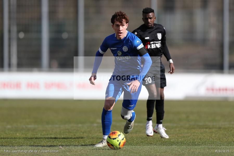 Simon Schäffer, Sepp-Endres-Sportanlage, Würzburg, 19.03.2022, BFV, sport, action, März 2022, Saison 2021/2022, Fussball, Bayernliga Nord, FCS, WFV, 1. FC Sand, Würzburger FV - Bild-ID: 2321425