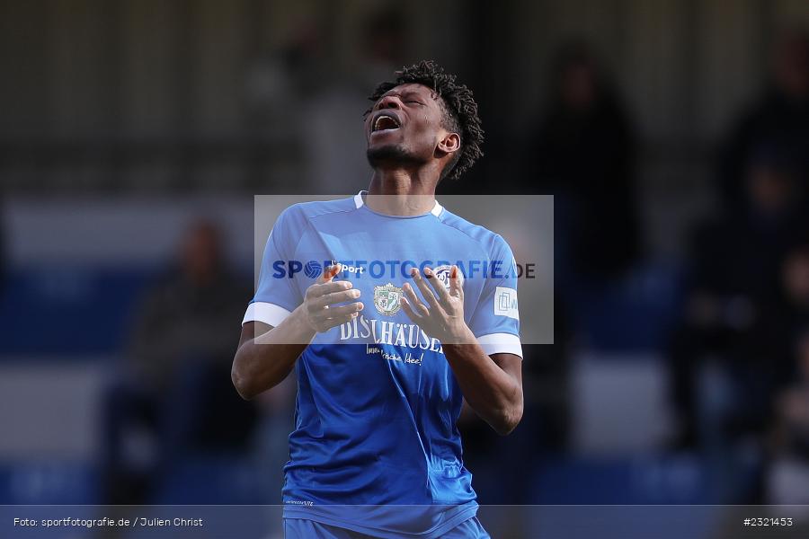 Essa Ganes, Sepp-Endres-Sportanlage, Würzburg, 19.03.2022, BFV, sport, action, März 2022, Saison 2021/2022, Fussball, Bayernliga Nord, FCS, WFV, 1. FC Sand, Würzburger FV - Bild-ID: 2321453