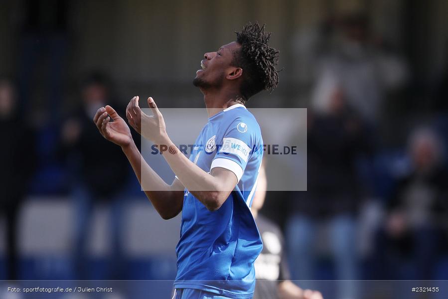 Essa Ganes, Sepp-Endres-Sportanlage, Würzburg, 19.03.2022, BFV, sport, action, März 2022, Saison 2021/2022, Fussball, Bayernliga Nord, FCS, WFV, 1. FC Sand, Würzburger FV - Bild-ID: 2321455