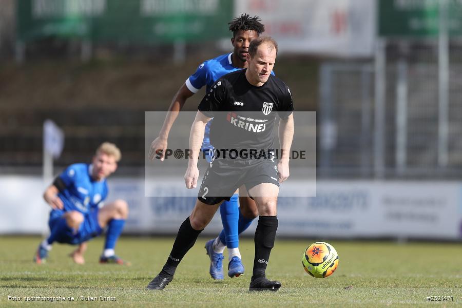 Johannes Bechmann, Sepp-Endres-Sportanlage, Würzburg, 19.03.2022, BFV, sport, action, März 2022, Saison 2021/2022, Fussball, Bayernliga Nord, FCS, WFV, 1. FC Sand, Würzburger FV - Bild-ID: 2321471