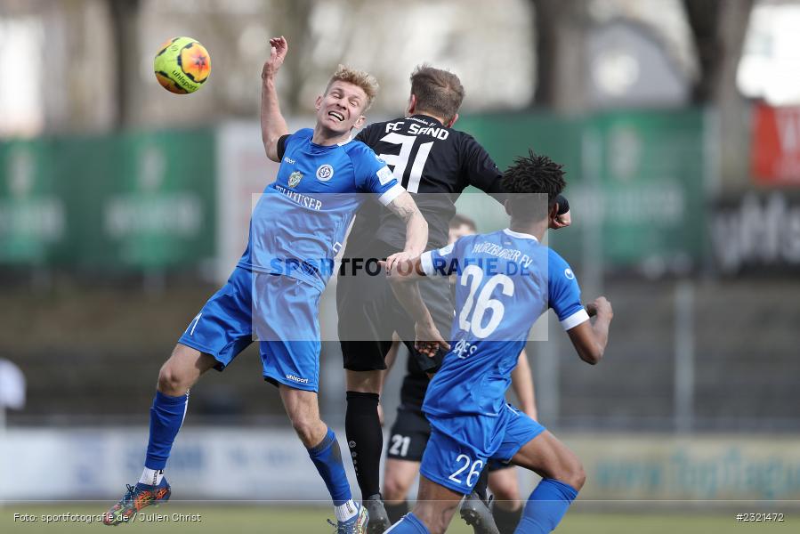 Nicolas Engelking, Sepp-Endres-Sportanlage, Würzburg, 19.03.2022, BFV, sport, action, März 2022, Saison 2021/2022, Fussball, Bayernliga Nord, FCS, WFV, 1. FC Sand, Würzburger FV - Bild-ID: 2321472