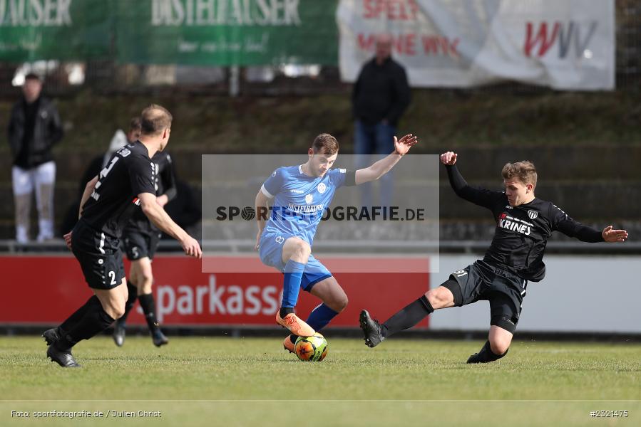 Fabio Bozesan, Sepp-Endres-Sportanlage, Würzburg, 19.03.2022, BFV, sport, action, März 2022, Saison 2021/2022, Fussball, Bayernliga Nord, FCS, WFV, 1. FC Sand, Würzburger FV - Bild-ID: 2321475