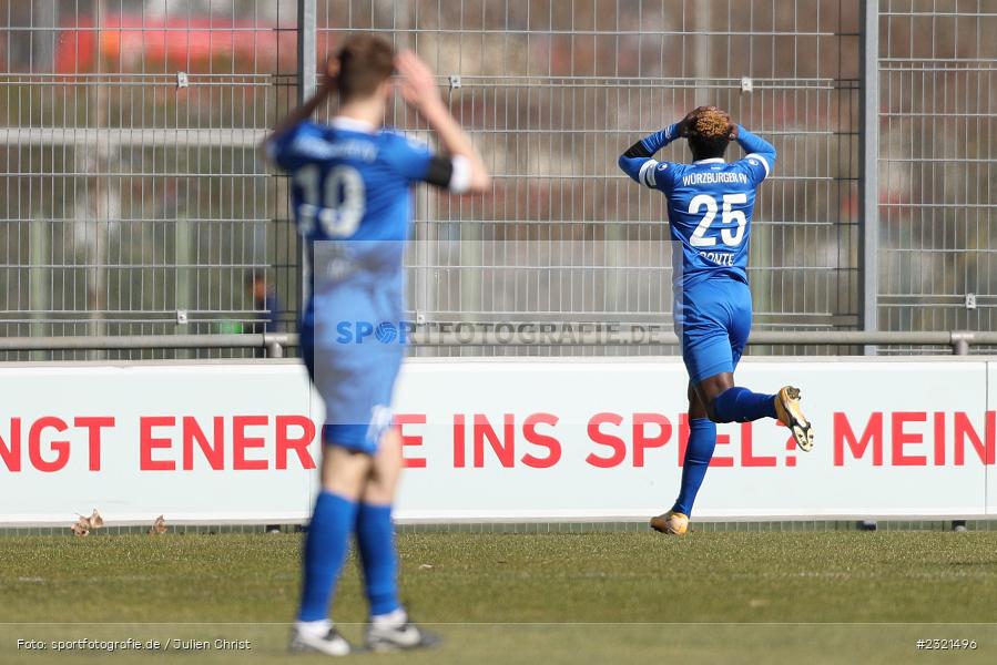 Hände, Arme, gestikuliert, Mohamed Conte, Sepp-Endres-Sportanlage, Würzburg, 19.03.2022, BFV, sport, action, März 2022, Saison 2021/2022, Fussball, Bayernliga Nord, FCS, WFV, 1. FC Sand, Würzburger FV - Bild-ID: 2321496
