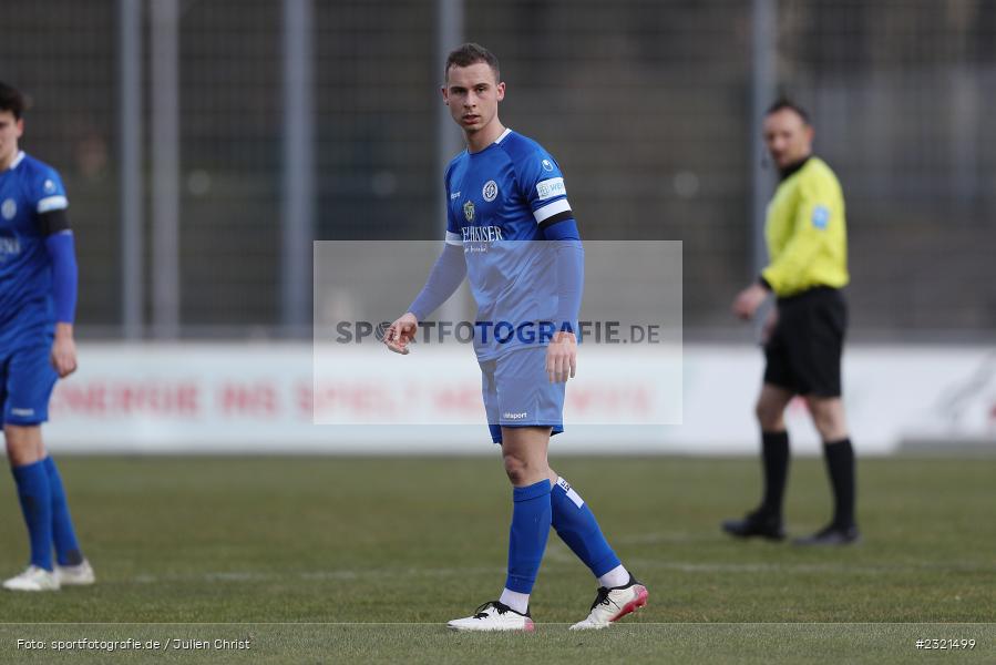 Lukas Imgrund, Sepp-Endres-Sportanlage, Würzburg, 19.03.2022, BFV, sport, action, März 2022, Saison 2021/2022, Fussball, Bayernliga Nord, FCS, WFV, 1. FC Sand, Würzburger FV - Bild-ID: 2321499