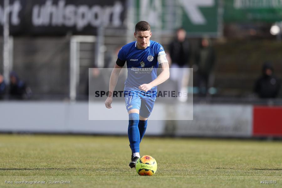 Dennie Michel, Sepp-Endres-Sportanlage, Würzburg, 19.03.2022, BFV, sport, action, März 2022, Saison 2021/2022, Fussball, Bayernliga Nord, FCS, WFV, 1. FC Sand, Würzburger FV - Bild-ID: 2321512