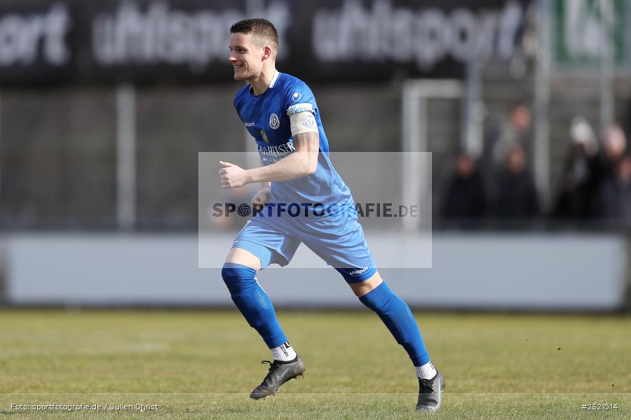 Freude, Jubel, Emotionen, Torjubel, Dennie Michel, Sepp-Endres-Sportanlage, Würzburg, 19.03.2022, BFV, sport, action, März 2022, Saison 2021/2022, Fussball, Bayernliga Nord, FCS, WFV, 1. FC Sand, Würzburger FV - Bild-ID: 2321514