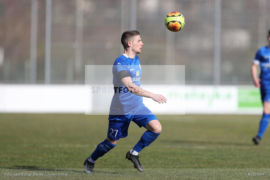 Dennie Michel, Sepp-Endres-Sportanlage, Würzburg, 19.03.2022, BFV, sport, action, März 2022, Saison 2021/2022, Fussball, Bayernliga Nord, FCS, WFV, 1. FC Sand, Würzburger FV - Bild-ID: 2321549