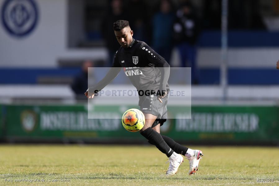 Yasir Aldijawi, Sepp-Endres-Sportanlage, Würzburg, 19.03.2022, BFV, sport, action, März 2022, Saison 2021/2022, Fussball, Bayernliga Nord, FCS, WFV, 1. FC Sand, Würzburger FV - Bild-ID: 2321554