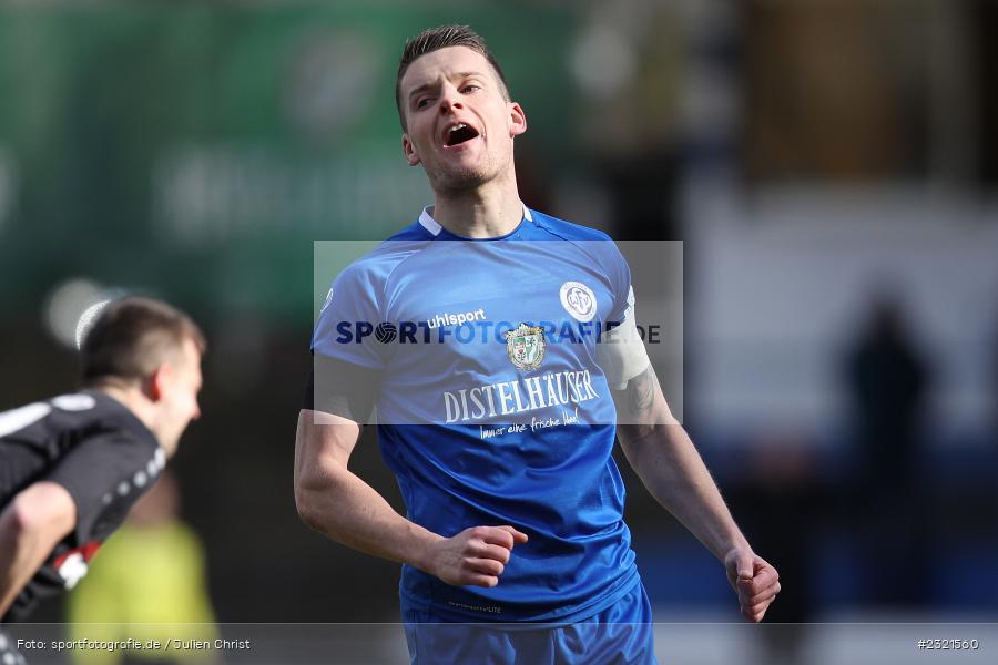 Dennie Michel, Sepp-Endres-Sportanlage, Würzburg, 19.03.2022, BFV, sport, action, März 2022, Saison 2021/2022, Fussball, Bayernliga Nord, FCS, WFV, 1. FC Sand, Würzburger FV - Bild-ID: 2321560
