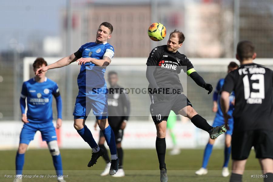 Dennie Michel, Sepp-Endres-Sportanlage, Würzburg, 19.03.2022, BFV, sport, action, März 2022, Saison 2021/2022, Fussball, Bayernliga Nord, FCS, WFV, 1. FC Sand, Würzburger FV - Bild-ID: 2321563