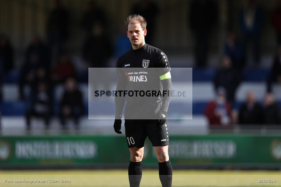 Sebastian Wagner, Sepp-Endres-Sportanlage, Würzburg, 19.03.2022, BFV, sport, action, März 2022, Saison 2021/2022, Fussball, Bayernliga Nord, FCS, WFV, 1. FC Sand, Würzburger FV - Bild-ID: 2321564