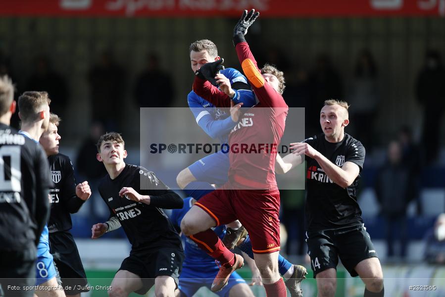 Marc Hänschke, Sepp-Endres-Sportanlage, Würzburg, 19.03.2022, BFV, sport, action, März 2022, Saison 2021/2022, Fussball, Bayernliga Nord, FCS, WFV, 1. FC Sand, Würzburger FV - Bild-ID: 2321565