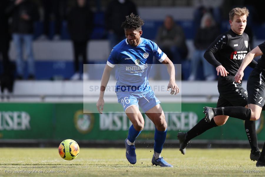 Essa Ganes, Sepp-Endres-Sportanlage, Würzburg, 19.03.2022, BFV, sport, action, März 2022, Saison 2021/2022, Fussball, Bayernliga Nord, FCS, WFV, 1. FC Sand, Würzburger FV - Bild-ID: 2321580