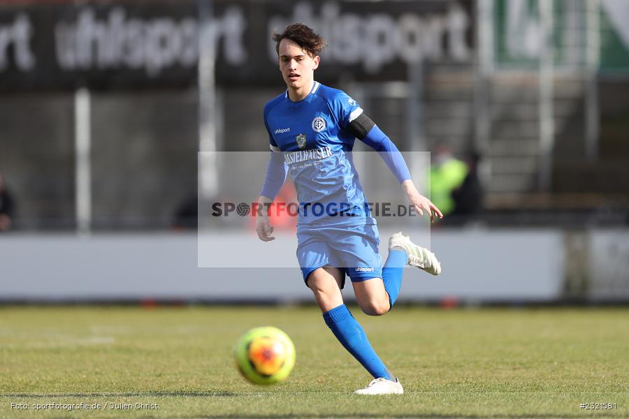 Nico Kuß, Sepp-Endres-Sportanlage, Würzburg, 19.03.2022, BFV, sport, action, März 2022, Saison 2021/2022, Fussball, Bayernliga Nord, FCS, WFV, 1. FC Sand, Würzburger FV - Bild-ID: 2321581