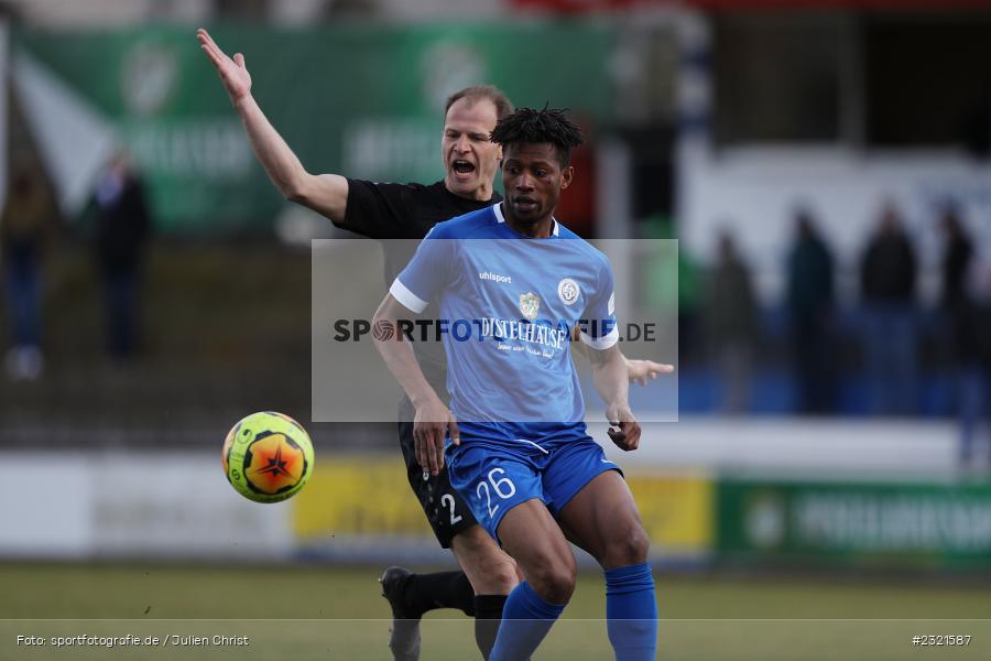 Essa Ganes, Sepp-Endres-Sportanlage, Würzburg, 19.03.2022, BFV, sport, action, März 2022, Saison 2021/2022, Fussball, Bayernliga Nord, FCS, WFV, 1. FC Sand, Würzburger FV - Bild-ID: 2321587