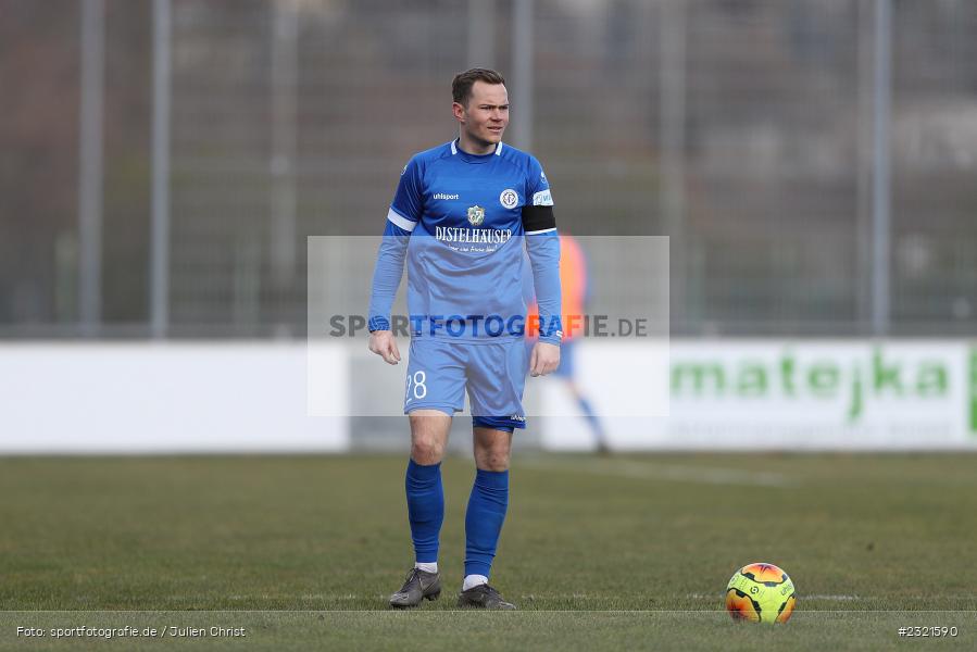 Marc Hänschke, Sepp-Endres-Sportanlage, Würzburg, 19.03.2022, BFV, sport, action, März 2022, Saison 2021/2022, Fussball, Bayernliga Nord, FCS, WFV, 1. FC Sand, Würzburger FV - Bild-ID: 2321590