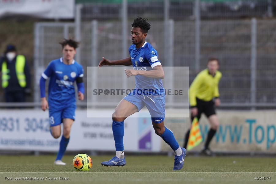 Essa Ganes, Sepp-Endres-Sportanlage, Würzburg, 19.03.2022, BFV, sport, action, März 2022, Saison 2021/2022, Fussball, Bayernliga Nord, FCS, WFV, 1. FC Sand, Würzburger FV - Bild-ID: 2321591