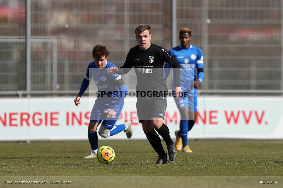 Luca Zeiß, Sepp-Endres-Sportanlage, Würzburg, 19.03.2022, BFV, sport, action, März 2022, Saison 2021/2022, Fussball, Bayernliga Nord, FCS, WFV, 1. FC Sand, Würzburger FV - Bild-ID: 2321594