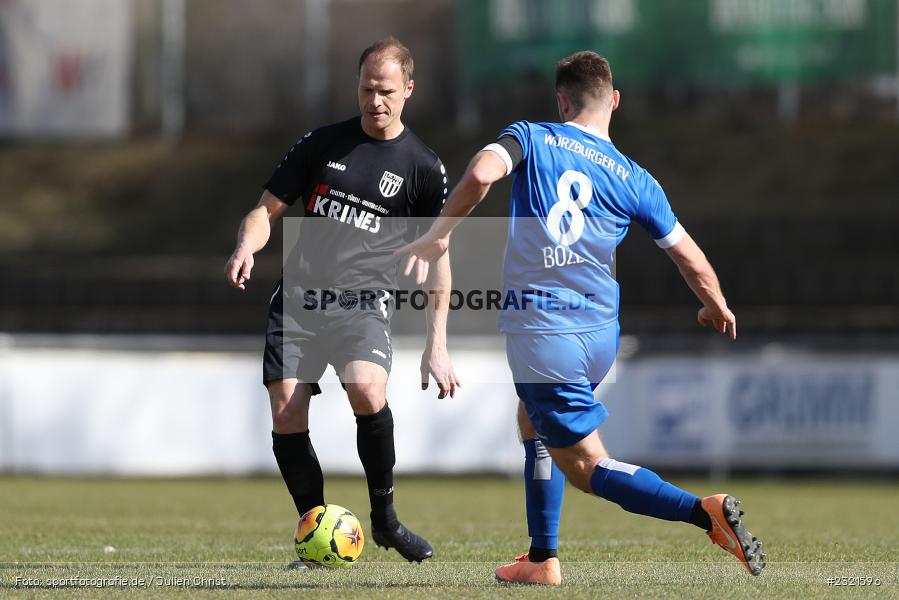 Johannes Bechmann, Sepp-Endres-Sportanlage, Würzburg, 19.03.2022, BFV, sport, action, März 2022, Saison 2021/2022, Fussball, Bayernliga Nord, FCS, WFV, 1. FC Sand, Würzburger FV - Bild-ID: 2321596