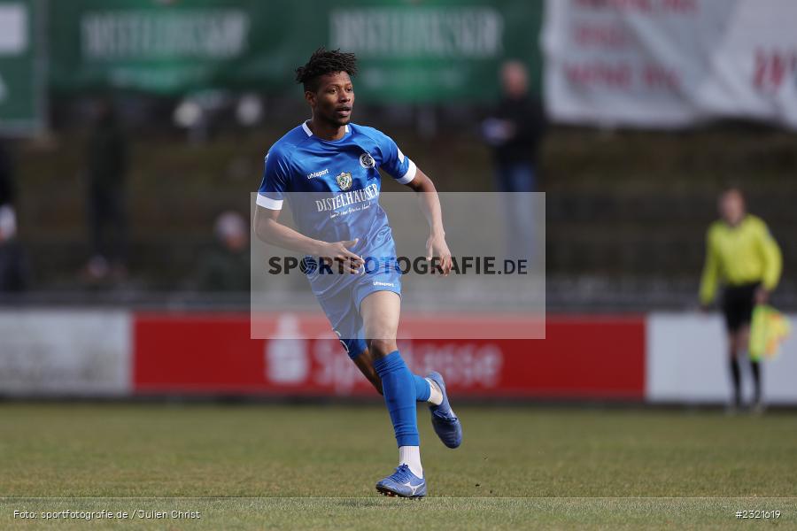 Essa Ganes, Sepp-Endres-Sportanlage, Würzburg, 19.03.2022, BFV, sport, action, März 2022, Saison 2021/2022, Fussball, Bayernliga Nord, FCS, WFV, 1. FC Sand, Würzburger FV - Bild-ID: 2321619