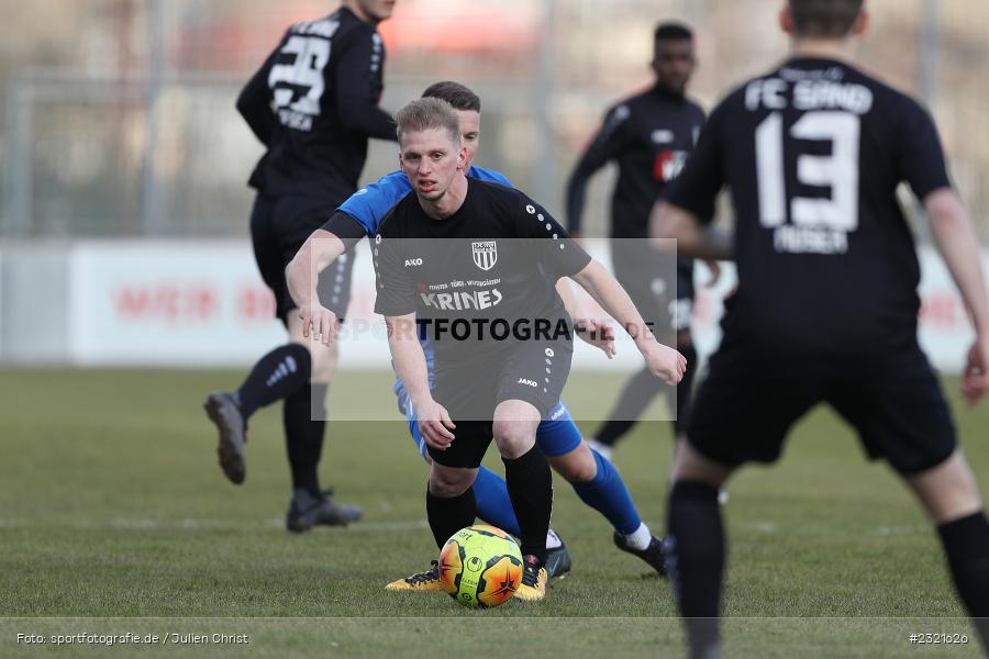 Sven Wieczorek, Sepp-Endres-Sportanlage, Würzburg, 19.03.2022, BFV, sport, action, März 2022, Saison 2021/2022, Fussball, Bayernliga Nord, FCS, WFV, 1. FC Sand, Würzburger FV - Bild-ID: 2321626