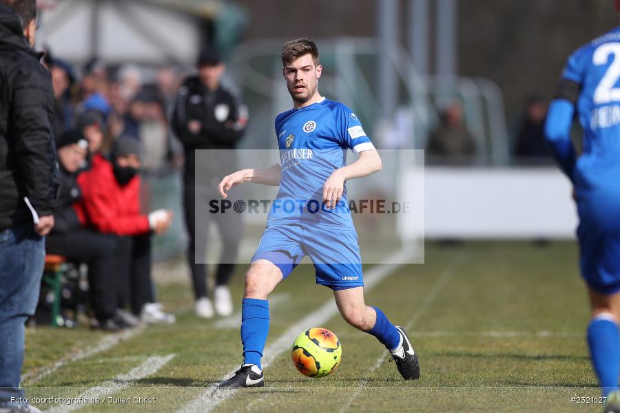 Erik Schnell-Kretschmer, Sepp-Endres-Sportanlage, Würzburg, 19.03.2022, BFV, sport, action, März 2022, Saison 2021/2022, Fussball, Bayernliga Nord, FCS, WFV, 1. FC Sand, Würzburger FV - Bild-ID: 2321627