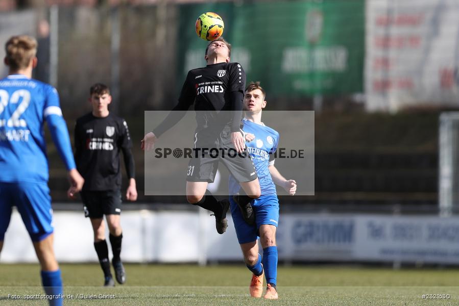 Luca Zeiß, Sepp-Endres-Sportanlage, Würzburg, 19.03.2022, BFV, sport, action, März 2022, Saison 2021/2022, Fussball, Bayernliga Nord, FCS, WFV, 1. FC Sand, Würzburger FV - Bild-ID: 2321630