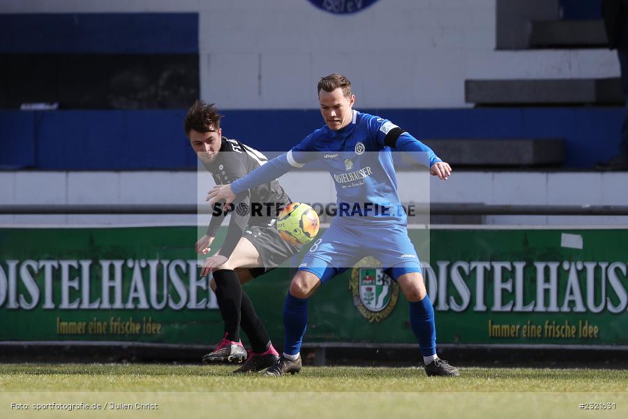 Marc Hänschke, Sepp-Endres-Sportanlage, Würzburg, 19.03.2022, BFV, sport, action, März 2022, Saison 2021/2022, Fussball, Bayernliga Nord, FCS, WFV, 1. FC Sand, Würzburger FV - Bild-ID: 2321631