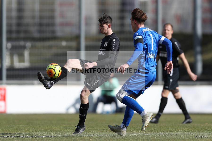 Simon Götz, Sepp-Endres-Sportanlage, Würzburg, 19.03.2022, BFV, sport, action, März 2022, Saison 2021/2022, Fussball, Bayernliga Nord, FCS, WFV, 1. FC Sand, Würzburger FV - Bild-ID: 2321633