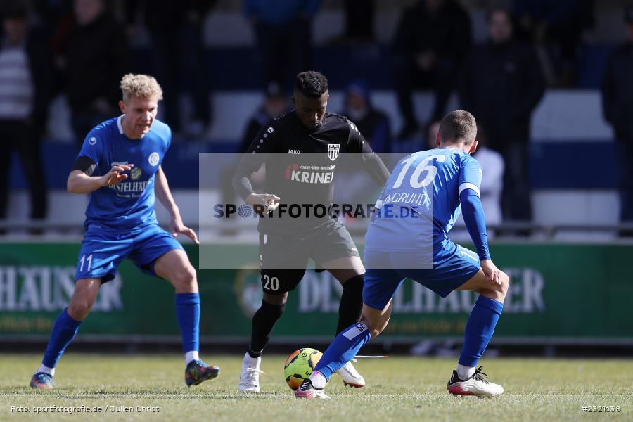 Yasir Aldijawi, Sepp-Endres-Sportanlage, Würzburg, 19.03.2022, BFV, sport, action, März 2022, Saison 2021/2022, Fussball, Bayernliga Nord, FCS, WFV, 1. FC Sand, Würzburger FV - Bild-ID: 2321638