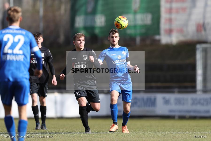 Luca Zeiß, Sepp-Endres-Sportanlage, Würzburg, 19.03.2022, BFV, sport, action, März 2022, Saison 2021/2022, Fussball, Bayernliga Nord, FCS, WFV, 1. FC Sand, Würzburger FV - Bild-ID: 2321639