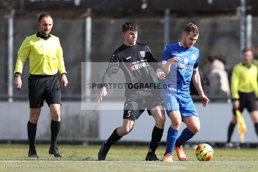 Fabio Bozesan, Sepp-Endres-Sportanlage, Würzburg, 19.03.2022, BFV, sport, action, März 2022, Saison 2021/2022, Fussball, Bayernliga Nord, FCS, WFV, 1. FC Sand, Würzburger FV - Bild-ID: 2321643