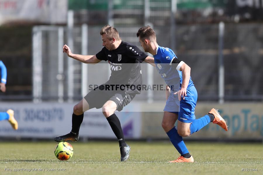 Marc Fischer, Sepp-Endres-Sportanlage, Würzburg, 19.03.2022, BFV, sport, action, März 2022, Saison 2021/2022, Fussball, Bayernliga Nord, FCS, WFV, 1. FC Sand, Würzburger FV - Bild-ID: 2321644