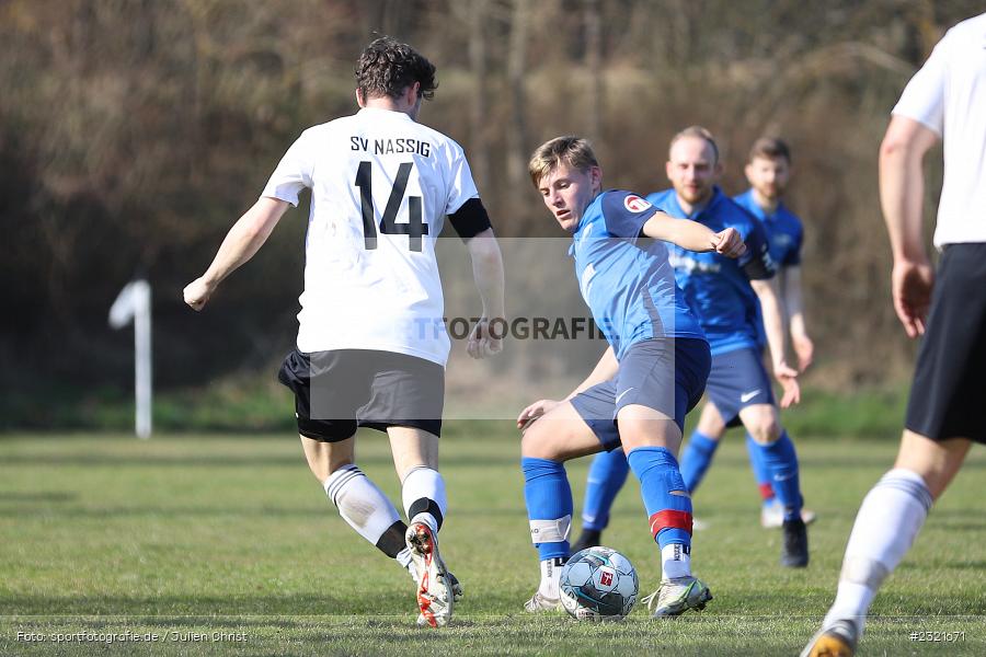 Sven Berberich, Sportgelände Gassenhäuser, Nassig, 20.03.2022, BFV, sport, action, März 2022, Saison 2021/2022, Fussball, BFV-Landesliga Odenwald, SVW, SVE, SV Wagenschwend, SV Eintracht Nassig - Bild-ID: 2321671