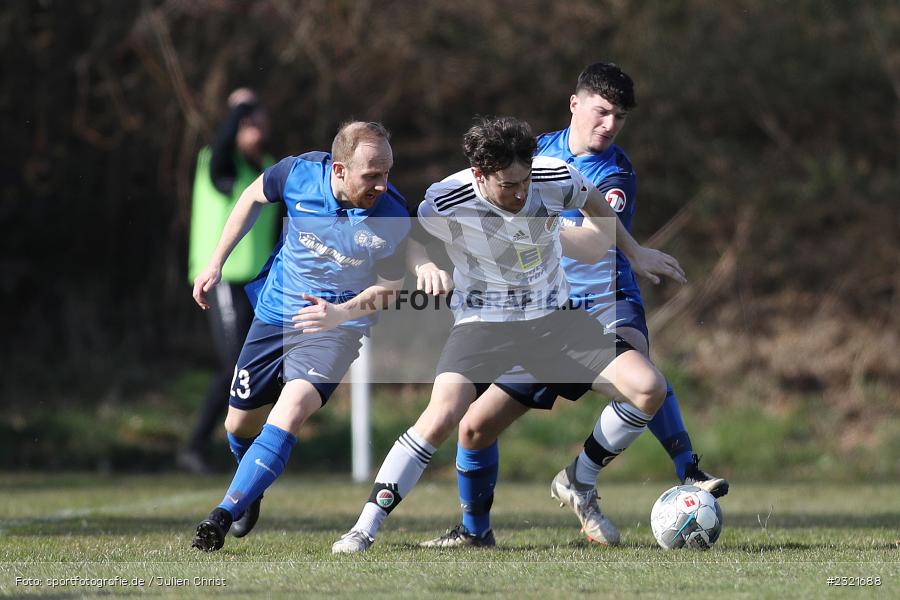 Moritz Stobbies, Sportgelände Gassenhäuser, Nassig, 20.03.2022, BFV, sport, action, März 2022, Saison 2021/2022, Fussball, BFV-Landesliga Odenwald, SVW, SVE, SV Wagenschwend, SV Eintracht Nassig - Bild-ID: 2321688