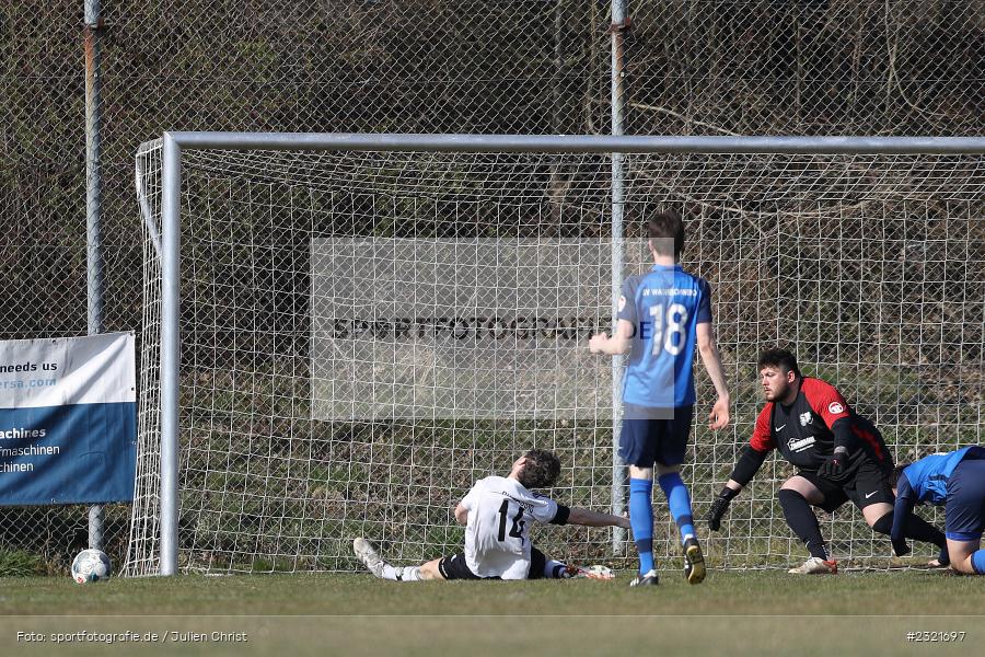 Moritz Stobbies, Sportgelände Gassenhäuser, Nassig, 20.03.2022, BFV, sport, action, März 2022, Saison 2021/2022, Fussball, BFV-Landesliga Odenwald, SVW, SVE, SV Wagenschwend, SV Eintracht Nassig - Bild-ID: 2321697